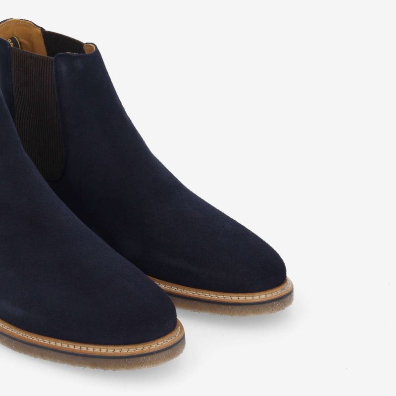 DUBLIN CHELSEA M - SUEDE -  BLEU NUIT